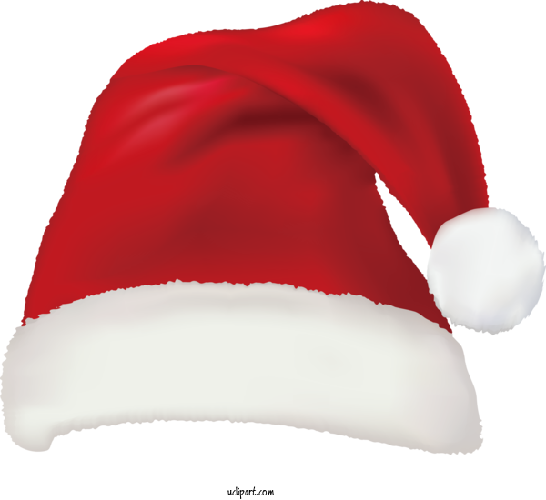 Free Holidays Hat Santa Claus Santa Hat For Christmas Clipart Transparent Background
