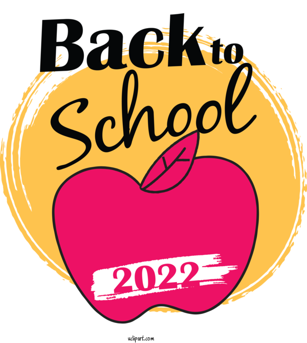 Free School Logo School Area For Back To School Clipart Transparent Background