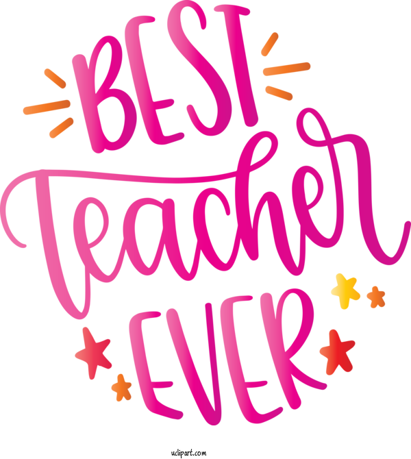 Free Holidays Logo Calligraphy Pink M For Teachers Day Clipart Transparent Background