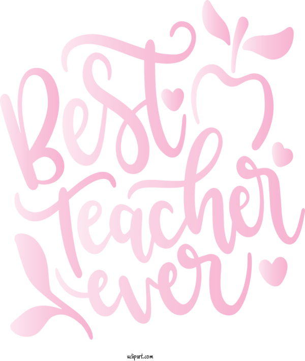 Free Holidays Logo Pink M Pattern For Teachers Day Clipart Transparent Background