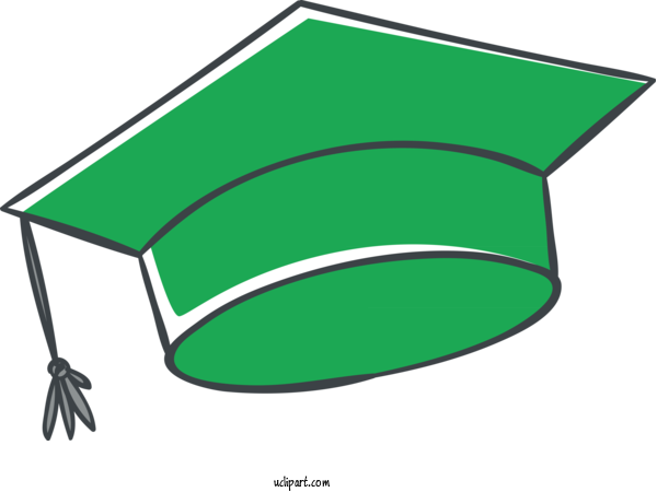 Free School Leaf Angle Line For Graduation Clipart Transparent Background