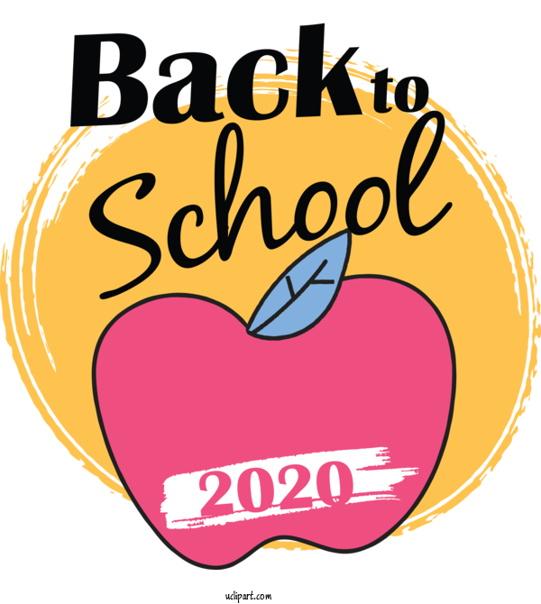 Free School Logo Produce School For Back To School Clipart Transparent Background