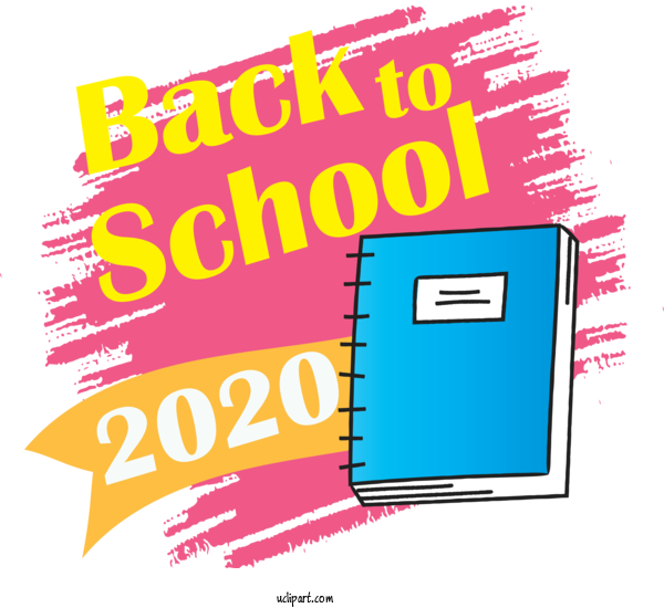 Free School Design Logo Paper For Back To School Clipart Transparent Background