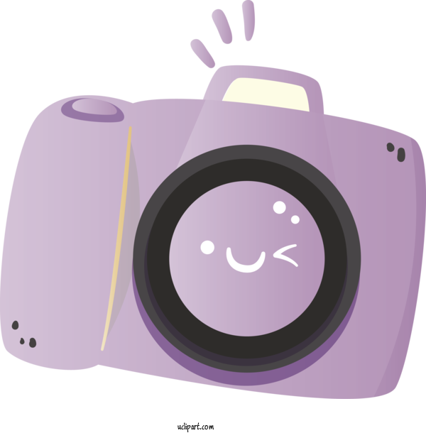 Free Icons Rectangle Purple Cartoon For Camera Icon Clipart Transparent Background