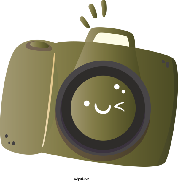 Free Icons Cartoon Green Produce For Camera Icon Clipart Transparent Background