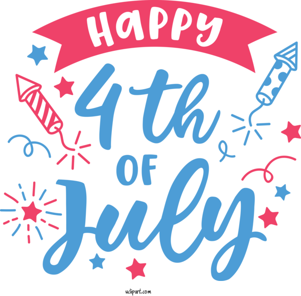 Free Holidays Logo Line Point For Fourth Of July Clipart Transparent Background