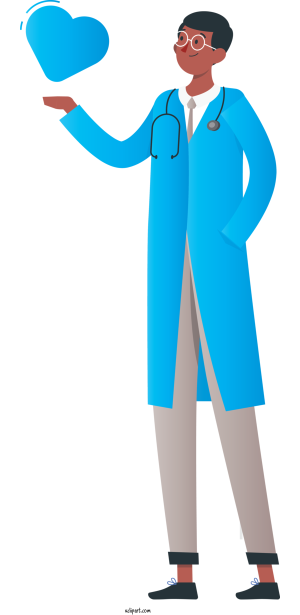 Free Occupations Uniform Gentleman Character For Doctor Clipart Transparent Background