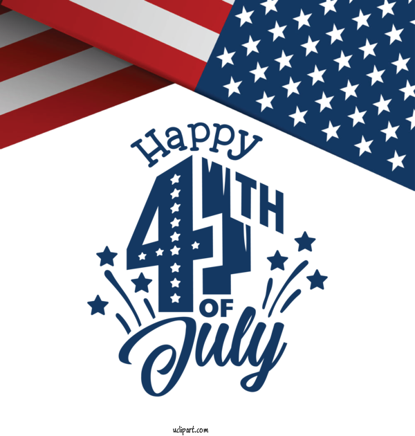 Free Holidays Independence Day Design For Fourth Of July Clipart Transparent Background