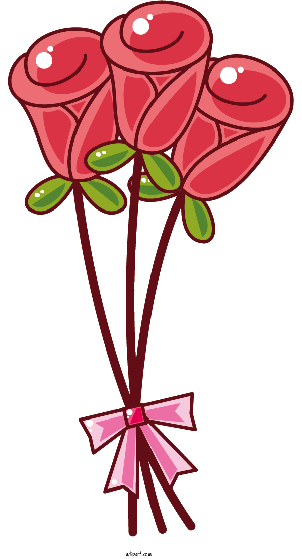 Free Flowers Flower Bouquet Floral Design Drawing For Rose Clipart Transparent Background