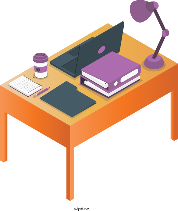 Free Business Design Desk Angle For Office Clipart Transparent Background