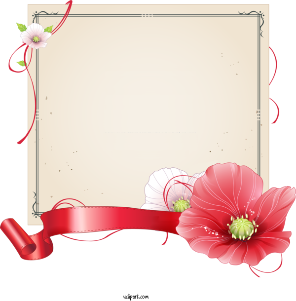 Free Flowers Message Transparency Icon For Poppy Flower Clipart Transparent Background