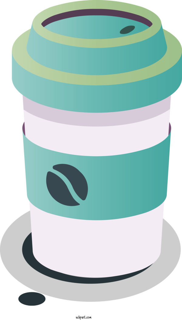 Free Drink Design Cylinder Font For Coffee Clipart Transparent Background