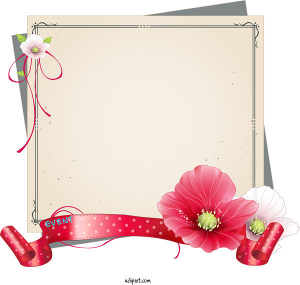 Free Flowers GIF Drawing Design For Poppy Flower Clipart Transparent Background