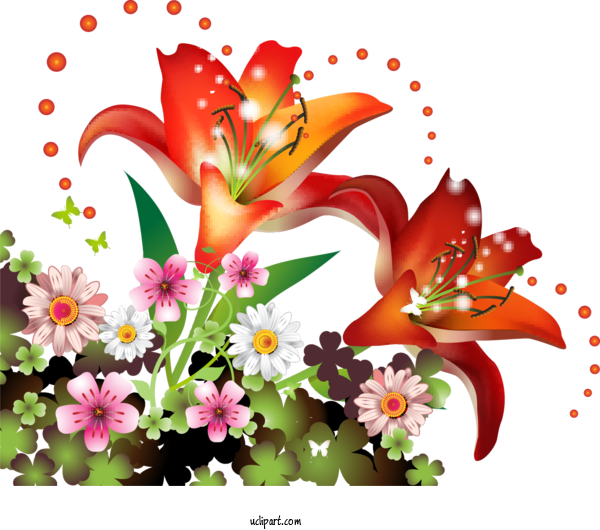 Free Flowers Floral Design Flower Picture Frame For Lily Clipart Transparent Background