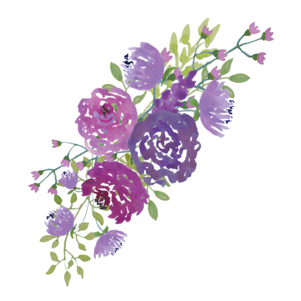 Free Family Flower Violet Cut Flowers Clipart Clipart Transparent Background