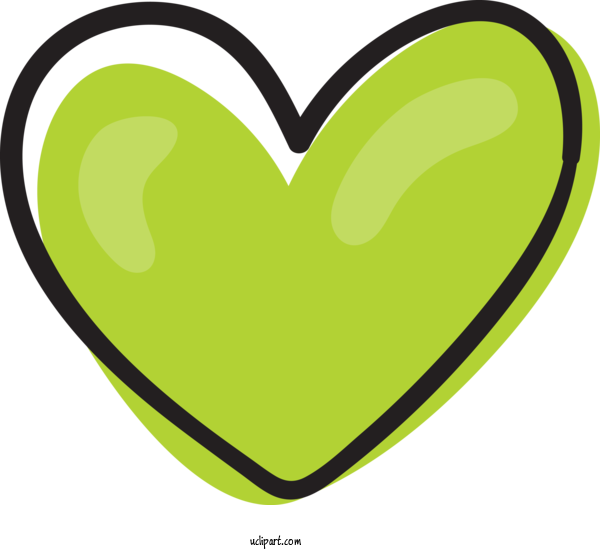 Free Icons Leaf Green Produce For Heart Icon Clipart Transparent Background