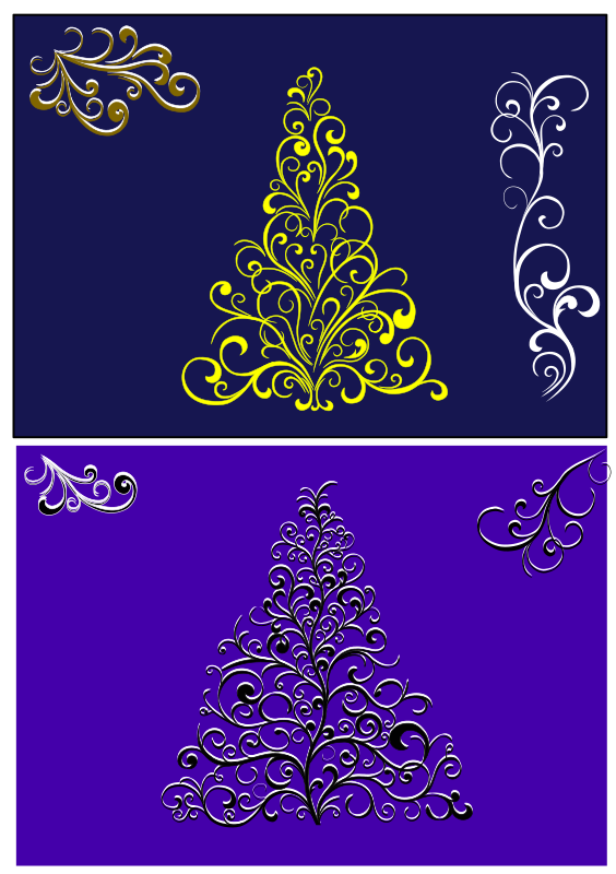 Free Family Christmas Tree Violet Christmas Decoration Clipart Clipart Transparent Background