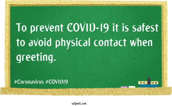 Free Medical Green Font Line For Coronavirus Clipart Transparent Background