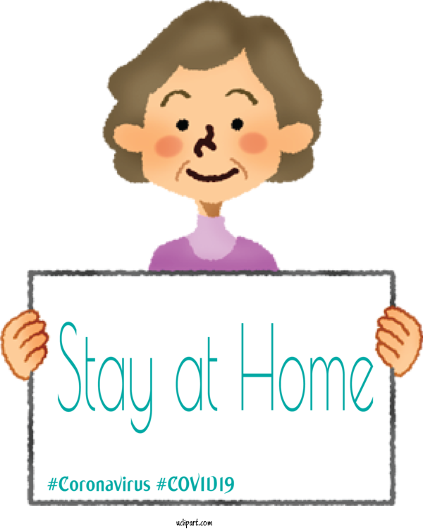 Free Medical Stay At Home Order Transparency Cartoon For Coronavirus Clipart Transparent Background