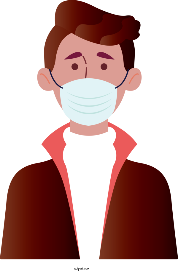 Free Medical Coronavirus Cartoon Mask For Surgical Mask Clipart Transparent Background