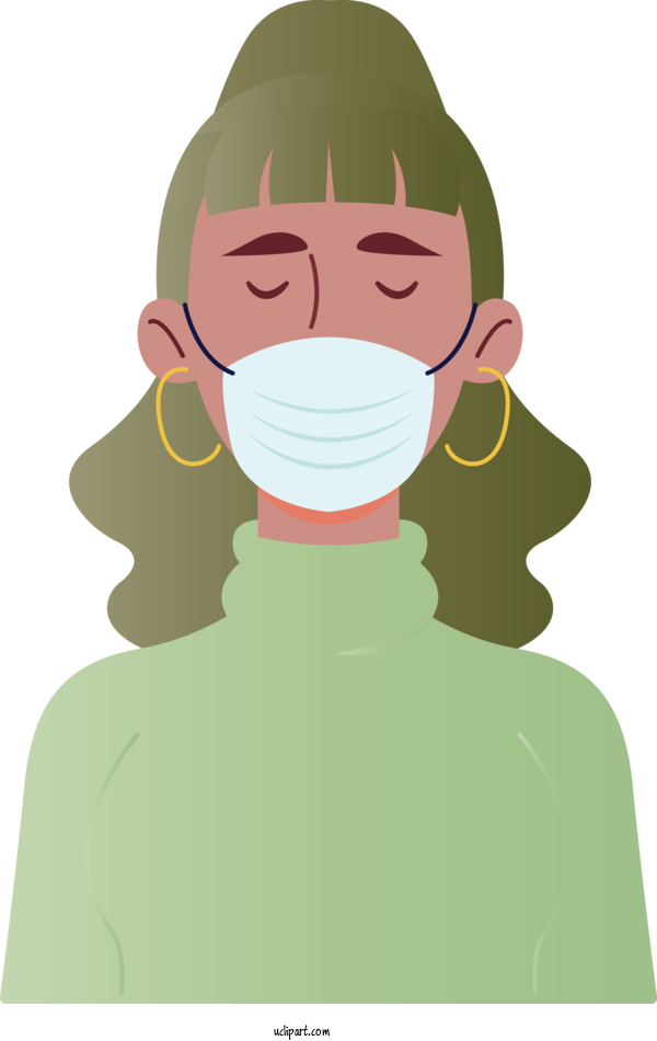 Free Medical Mask Face Coronavirus For Surgical Mask Clipart Transparent Background