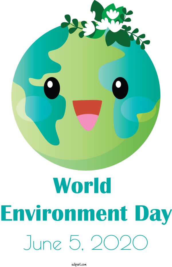 Free Holidays Logo Transparency Cartoon For World Environment Day Clipart Transparent Background