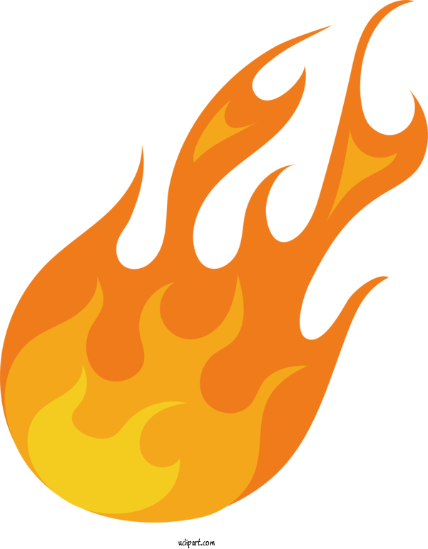 Free Nature Cartoon Flame Line For Fire Clipart Transparent Background