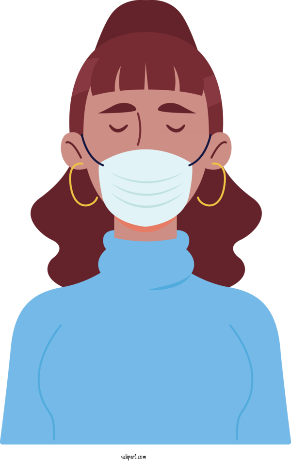 Free Medical Mask Face Coronavirus For Surgical Mask Clipart Transparent Background