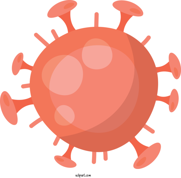 Free Medical Flu Virus Coronavirus For Virus Clipart Transparent Background