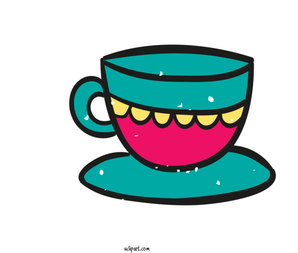 Free Holidays Coffee Cup Coffee Drawing For Diwali Clipart Transparent Background