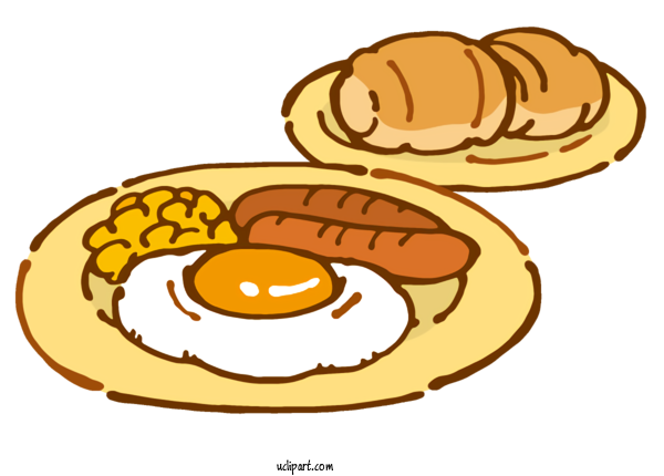 Free Food Cuisine Morning Slope For Fast Food Clipart Transparent Background