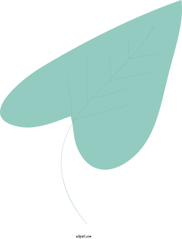 Free Nature Angle Line Green For Leaf Clipart Transparent Background