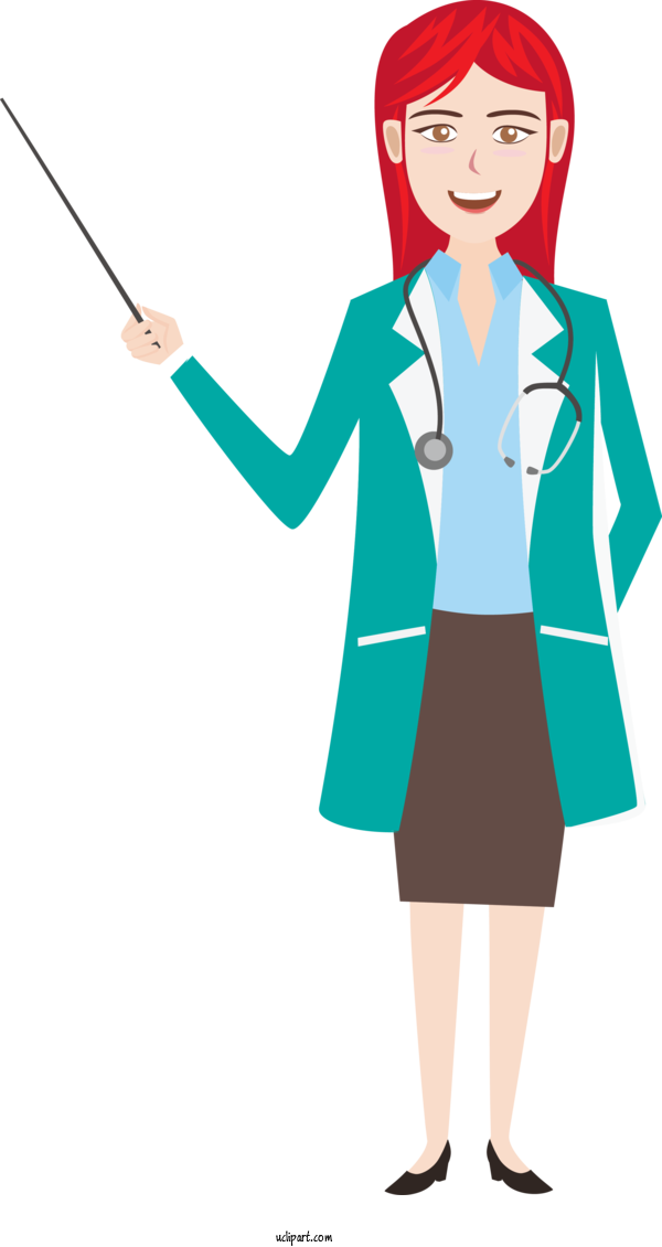 Free Occupations Cartoon Character Costume For Doctor Clipart Transparent Background