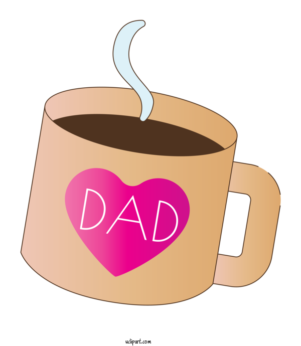 Free Holidays Coffee Cup Coffee Mug For Fathers Day Clipart Transparent Background