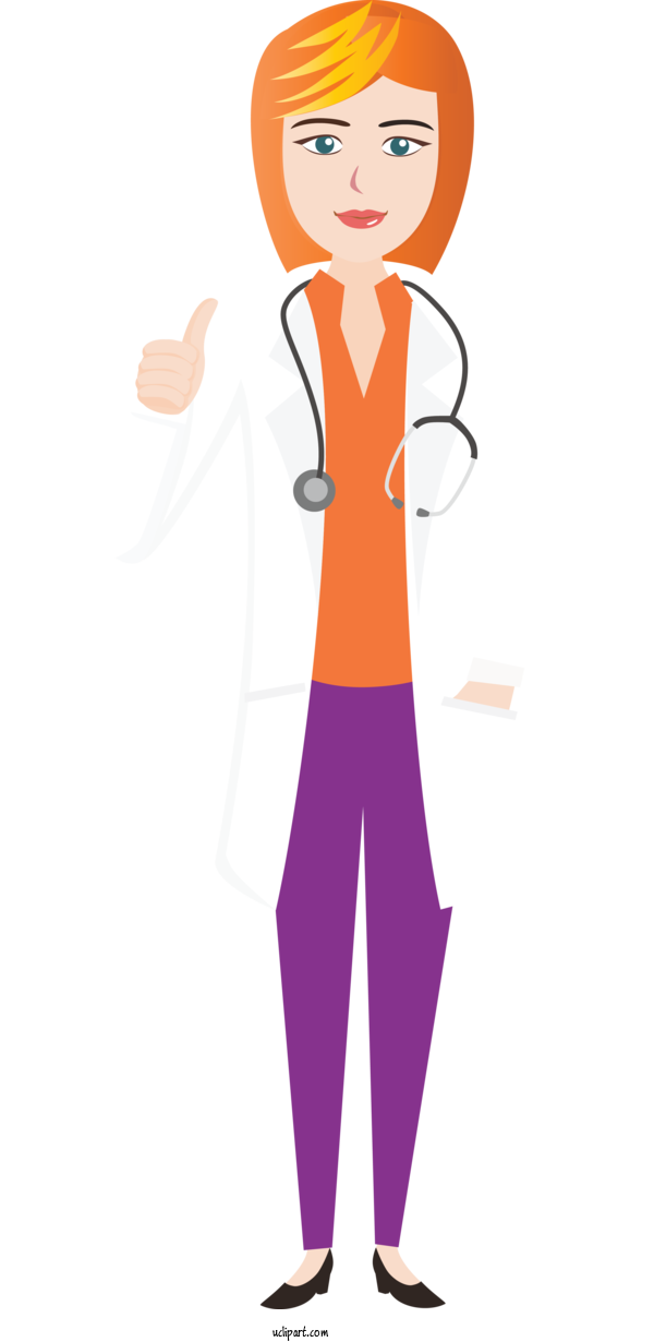 Free Occupations Cartoon  Physician For Doctor Clipart Transparent Background
