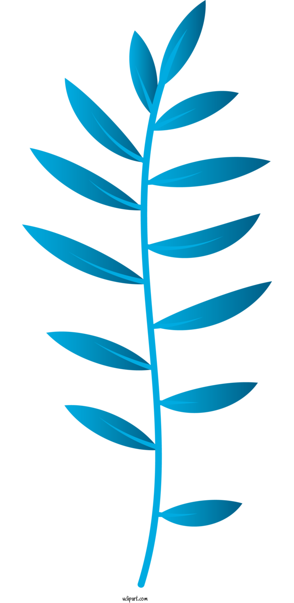 Free Nature Plant Stem Line Art Leaf For Leaf Clipart Transparent Background