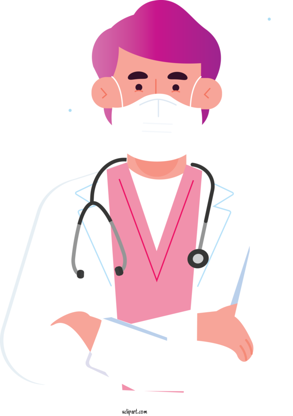 Free Occupations Text For Doctor Clipart Transparent Background