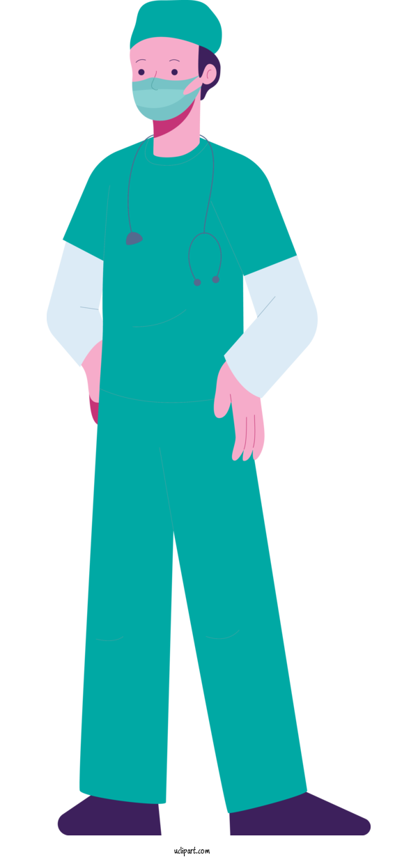 Free Occupations Headgear Uniform Sleeve M For Doctor Clipart Transparent Background