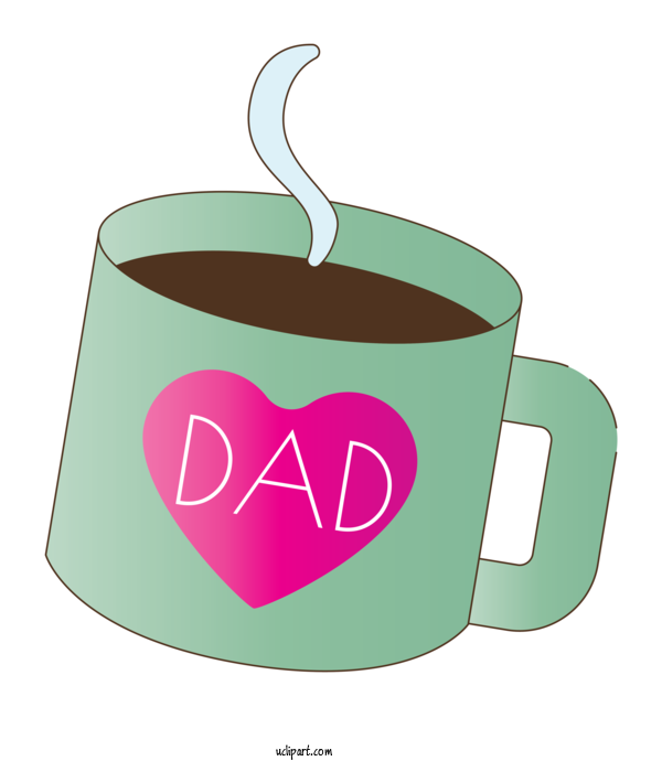 Free Holidays Coffee Cup Mug Coffee For Fathers Day Clipart Transparent Background