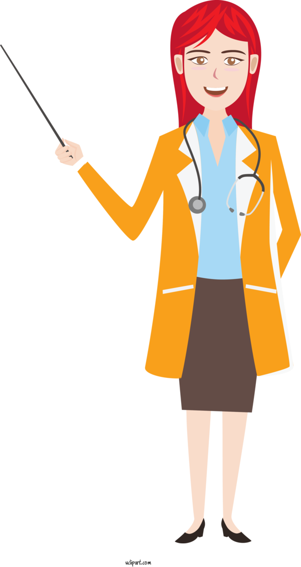 Free Occupations Costume Cartoon Uniform For Doctor Clipart Transparent Background