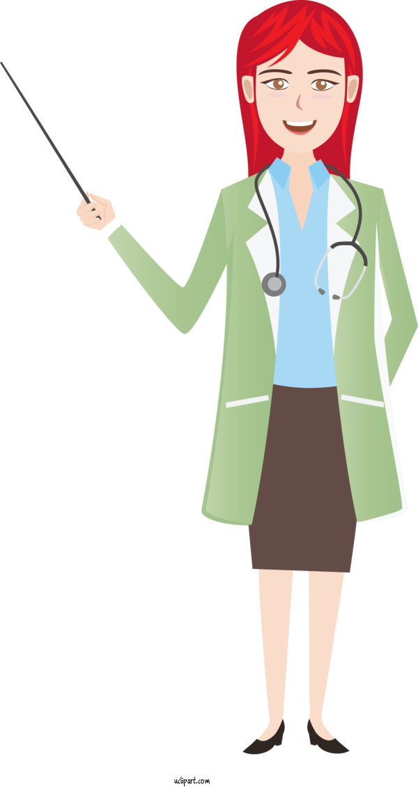 Free Occupations Cartoon Character Costume For Doctor Clipart Transparent Background