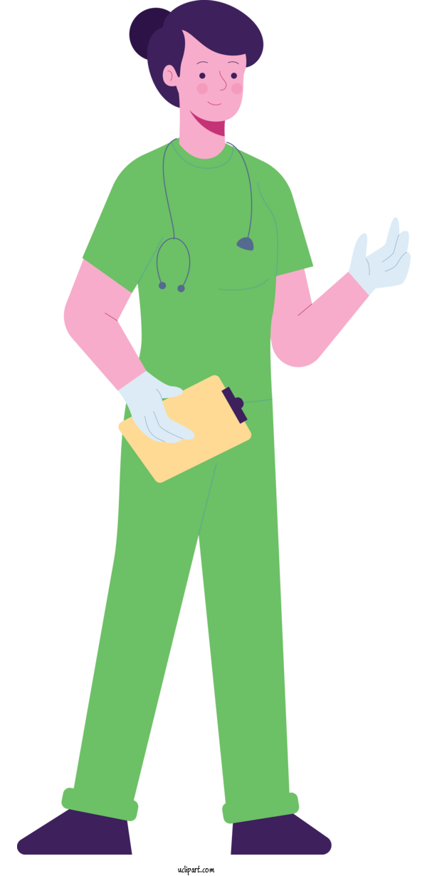 Free Occupations Hat Costume Uniform For Doctor Clipart Transparent Background