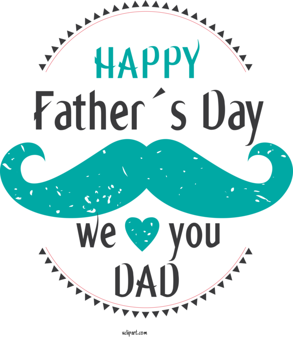 Free Holidays Logo Hair M For Fathers Day Clipart Transparent Background