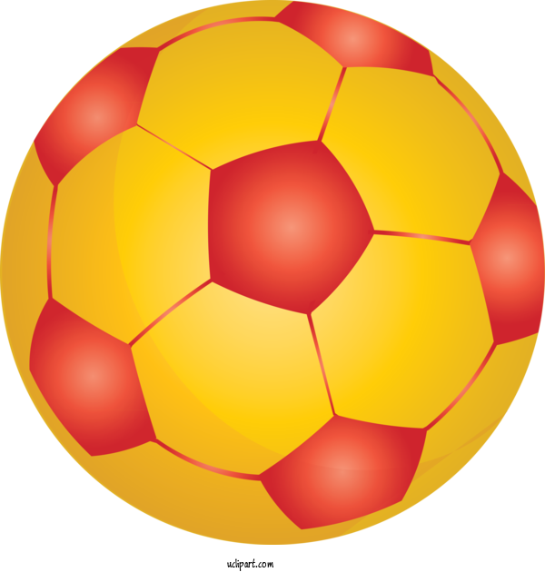 Free Sports Yellow   M Voetbalkleed Per Stuk Pallone For Football Clipart Transparent Background