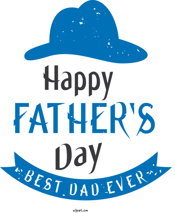 Free Holidays Logo Headgear Line For Fathers Day Clipart Transparent Background
