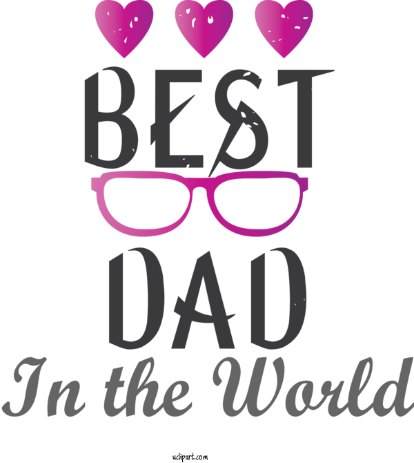 Free Holidays Logo Design For Fathers Day Clipart Transparent Background