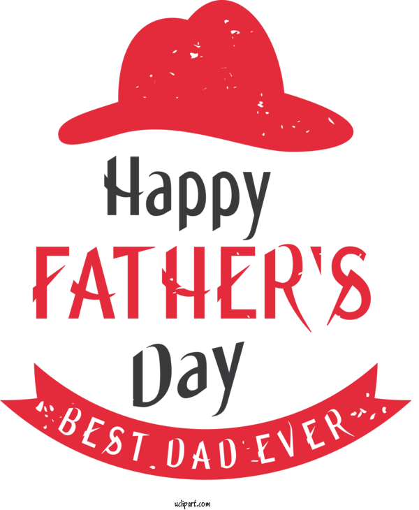 Free Holidays Logo Hat Line For Fathers Day Clipart Transparent Background
