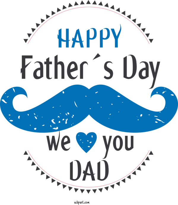 Free Holidays Design Logo Hair M For Fathers Day Clipart Transparent Background