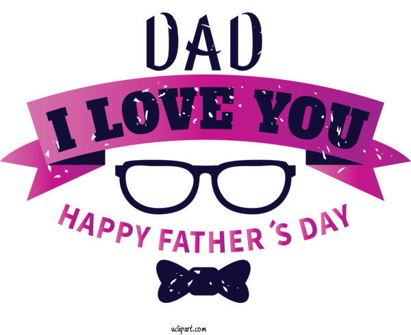 Free Holidays Glasses Logo Goggles For Fathers Day Clipart Transparent Background