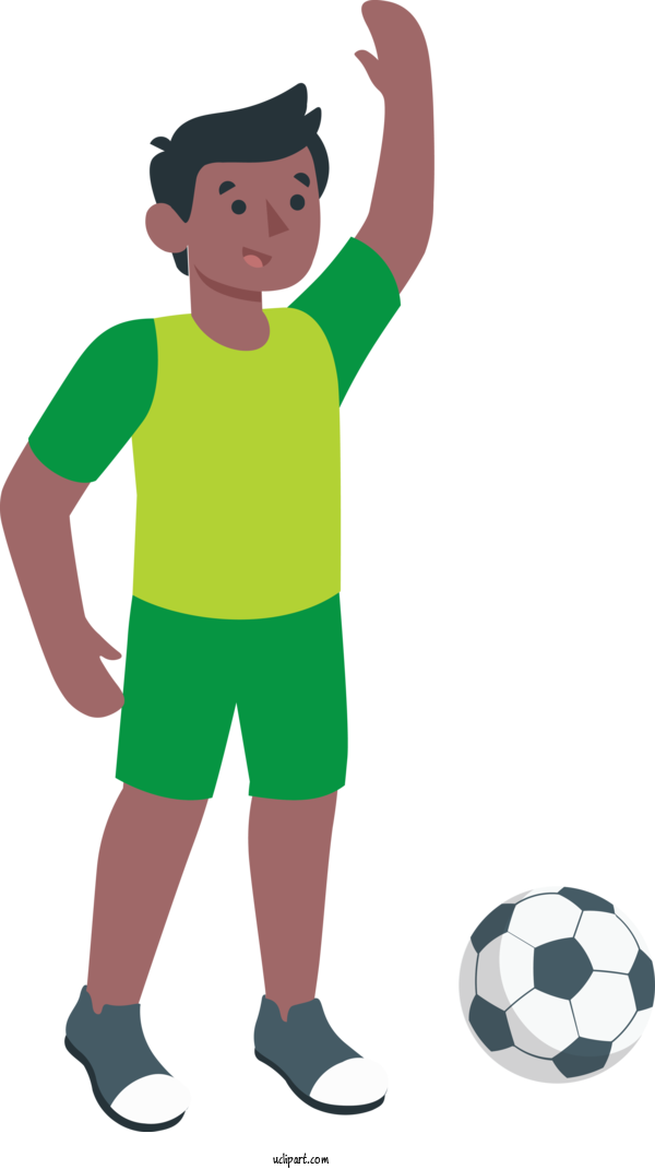 Free Sports Sportswear Human Character For Football Clipart Transparent Background